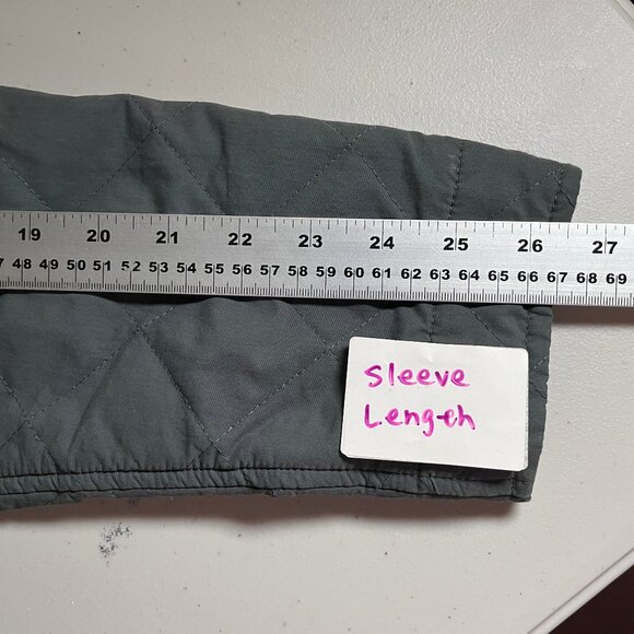 Relwen Quilted Tanker Jacket - Men's Size L - Gray Green - Picture 10 of 12
